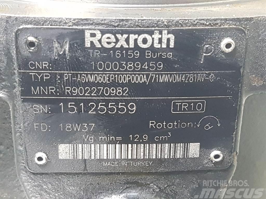 Wacker Neuson 1000389459-Rexroth A6VM060EP100-Drive motor Hydrauliikka