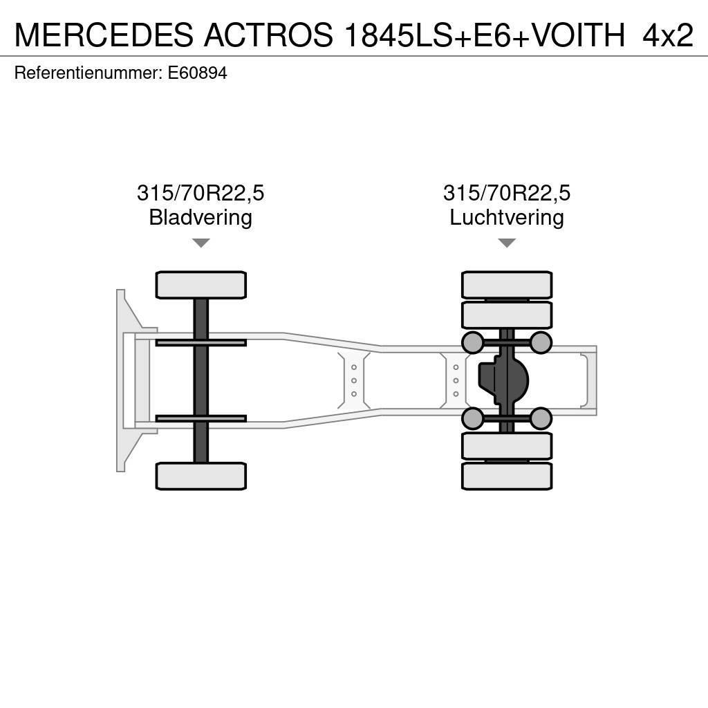Mercedes-Benz ACTROS 1845LS+E6+VOITH Vetopöytäautot