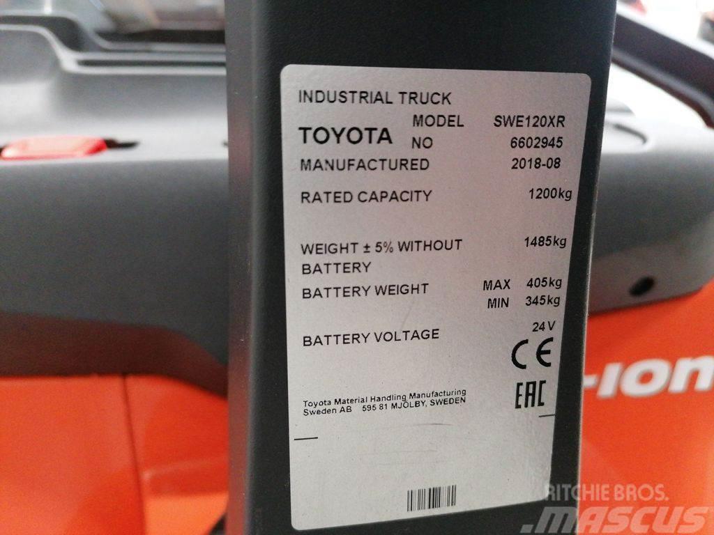 Toyota SWE120XR Li-ion Käyden ajettavat pinoamistrukit
