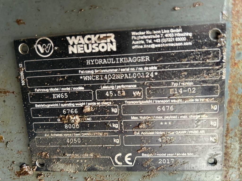 Wacker Neuson EW65 Pyöräkaivukoneet