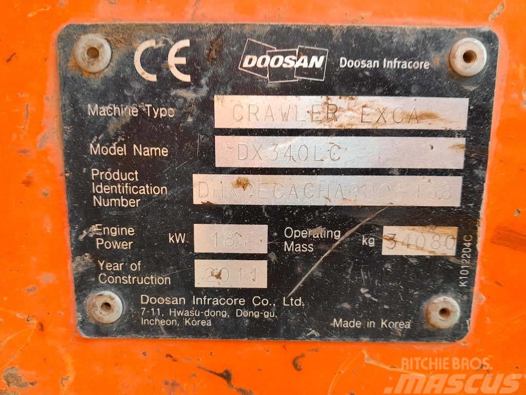 Doosan DX 340 LC Telakaivukoneet