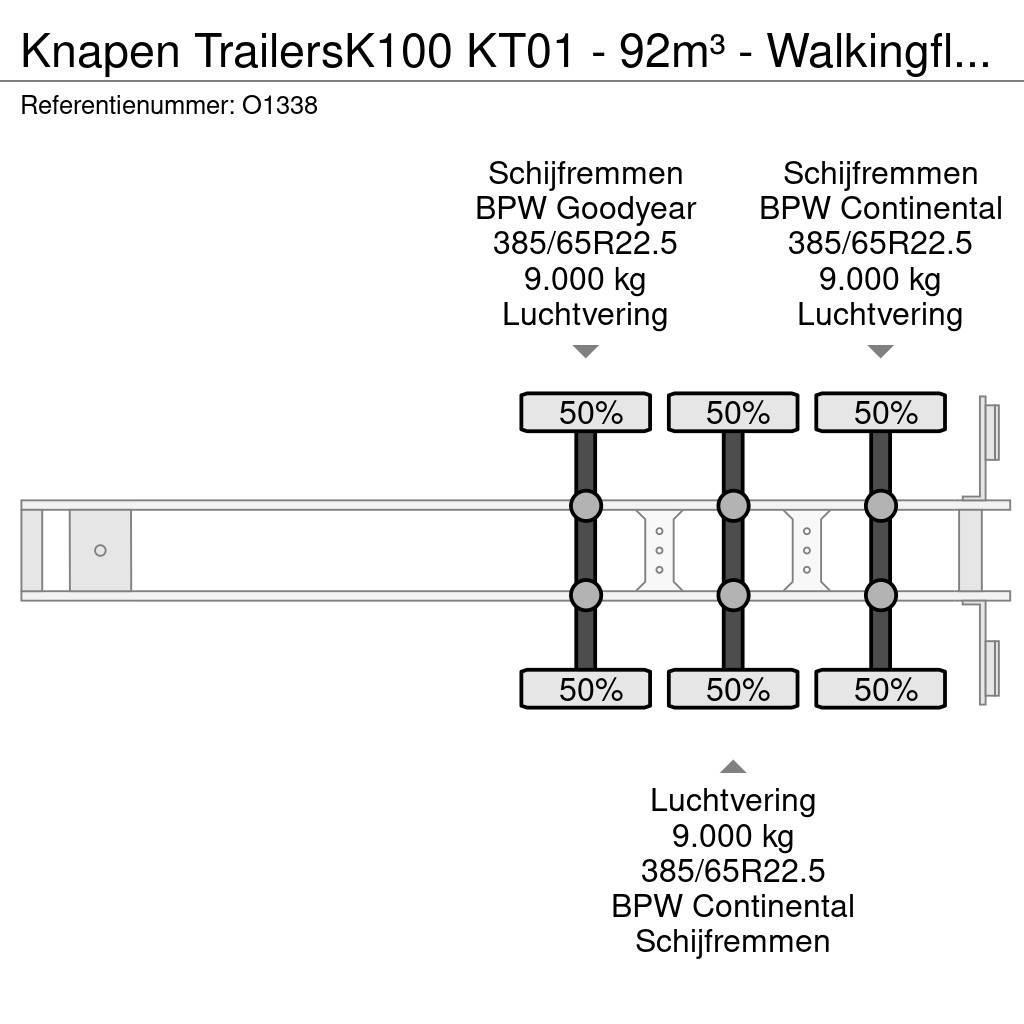 Knapen Trailers K100 KT01 - 92m³ - Walkingfloor - Gegalva Walking floor-puoliperävaunut