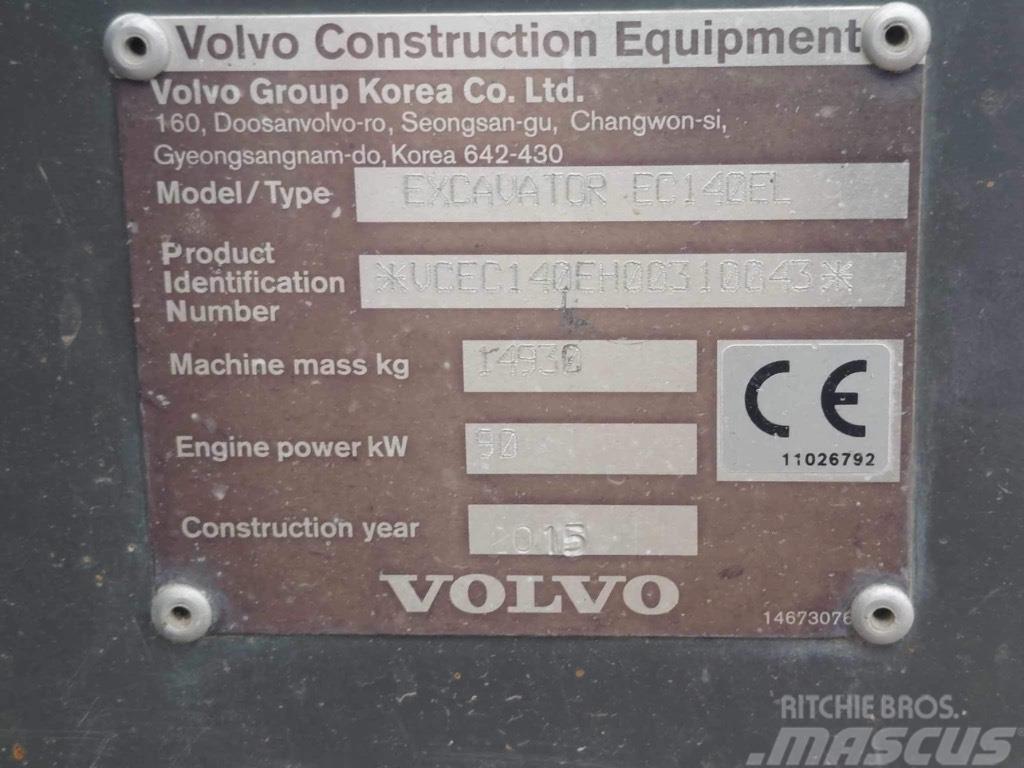 Volvo EC 140 EL Telakaivukoneet