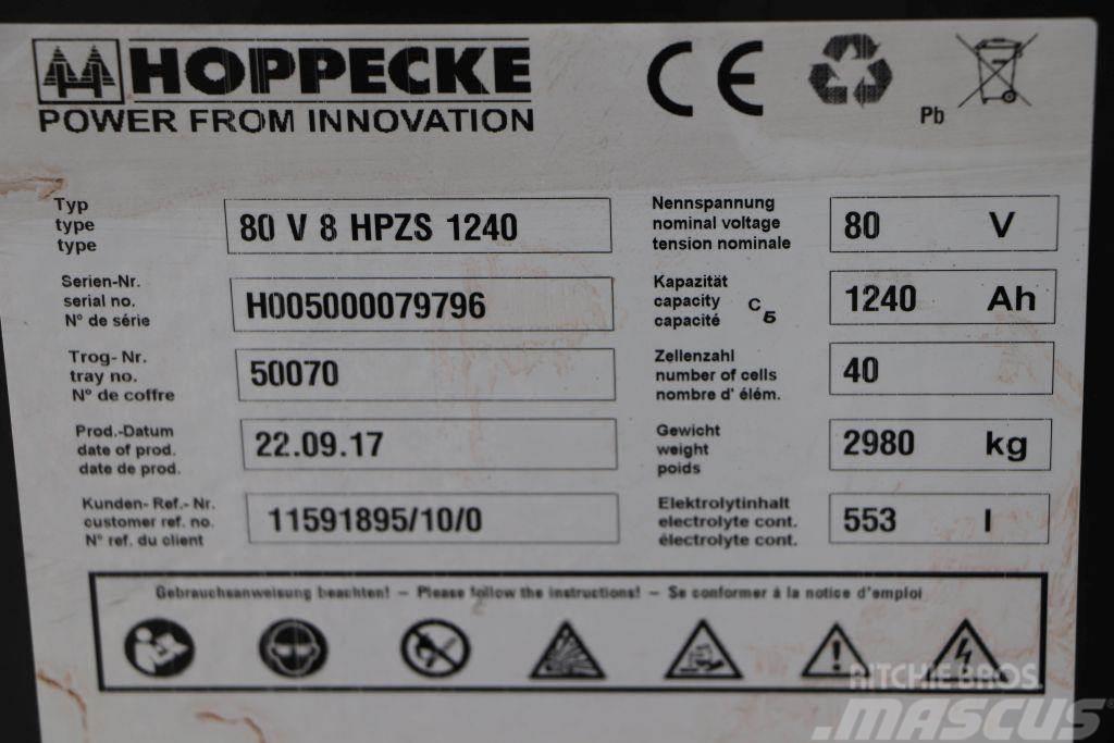 Hoppecke 80-V-8-HPZS-1240 Muut materiaalinkäsittelykoneet