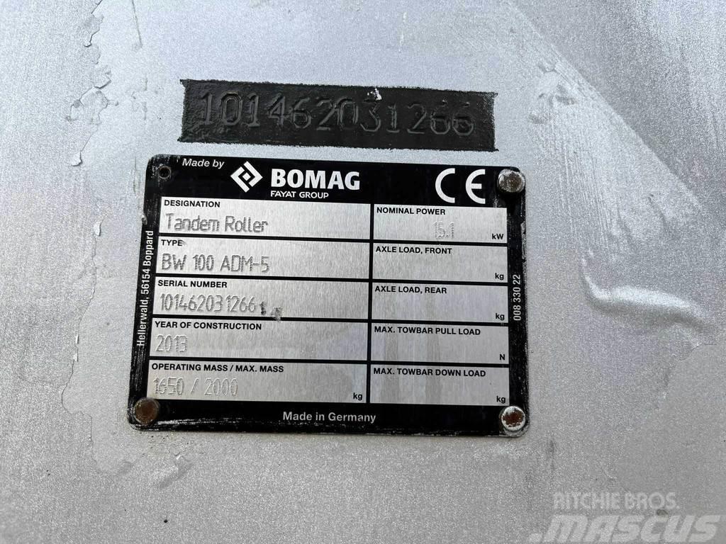 Bomag BW 100 ADM-5 Tandemjyrät