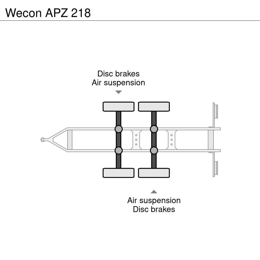Wecon APZ 218 Pressukapelliperävaunut