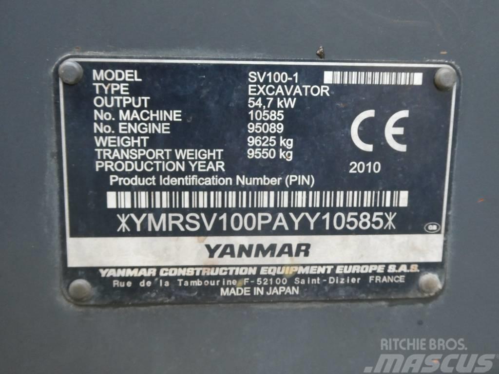 Yanmar SV 100-1 Midikaivukoneet 7t - 12t