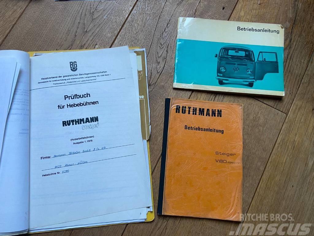 Ruthmann V80 Steiger VW T2 Bulli Arbeitsbühne Cherrypicker Nostolava-autot
