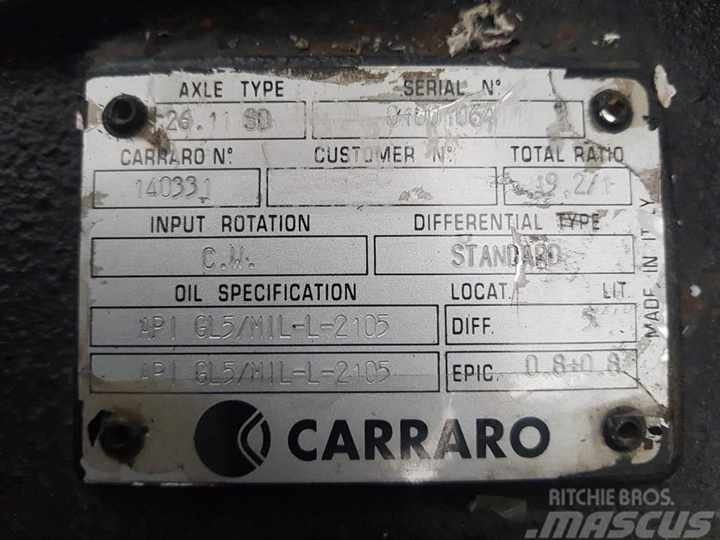 Carraro 26.11SD-140331-Axle/Achse/As Akselit