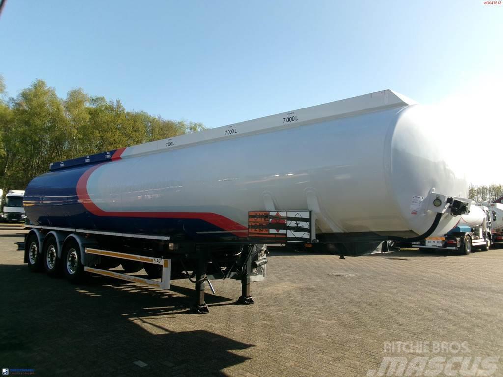 LAG Fuel tank alu 44.5 m3 / 6 comp + pump Säiliöpuoliperävaunut