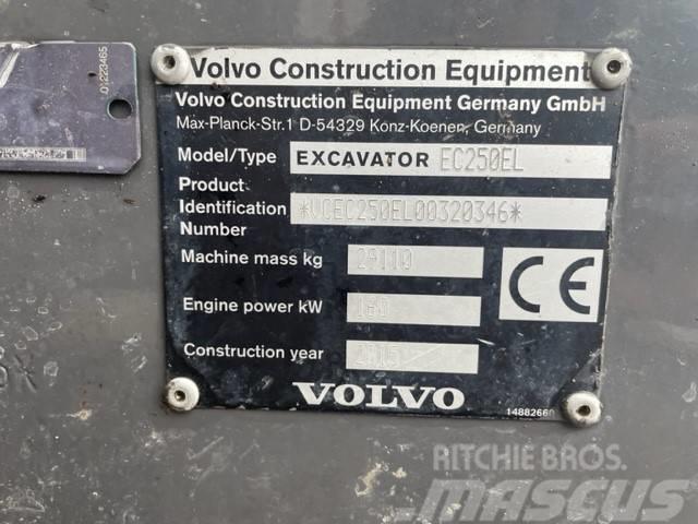 Volvo EC 250 EL Telakaivukoneet