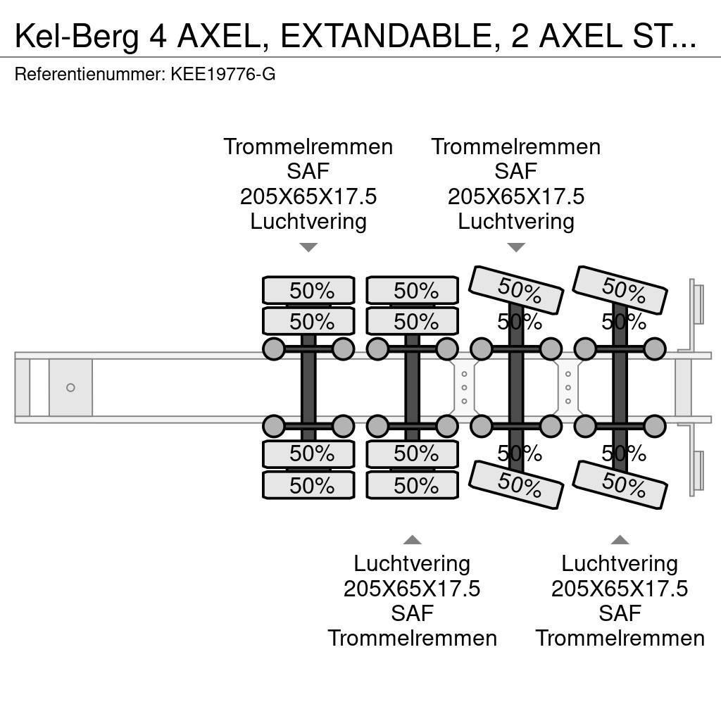 Kel-Berg 4 AXEL, EXTANDABLE, 2 AXEL STEERING Puoliperävaunulavetit