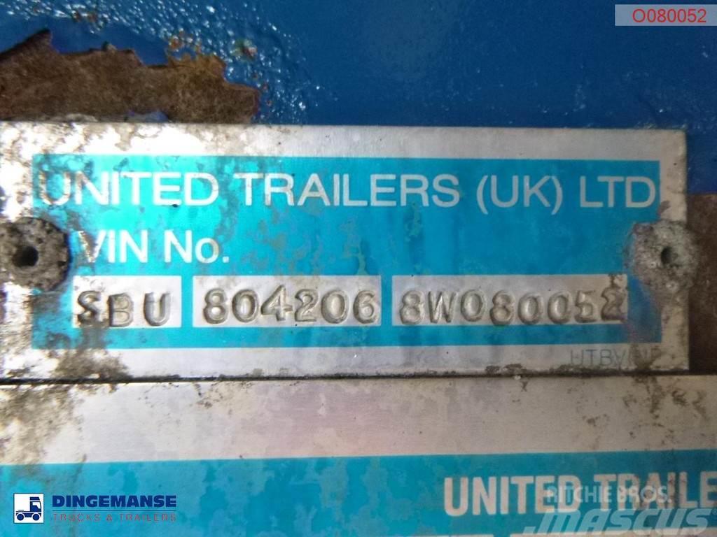 United TRAILERS Tipper trailer alu 52 m3 + tarpaulin Kippipuoliperävaunut