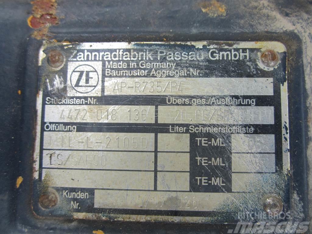 ZF AP-R735/P4 - Liebherr 509 - Axle Akselit