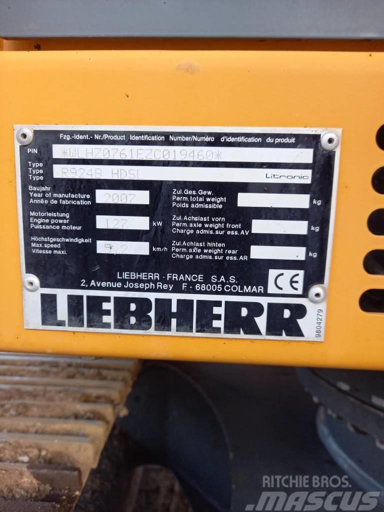 Liebherr R 924 B HD S L LITROIC Telakaivukoneet