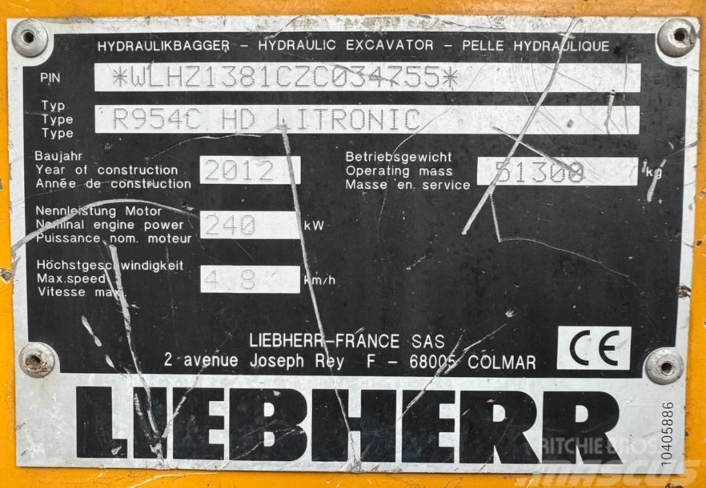 Liebherr R 954 C HD Telakaivukoneet