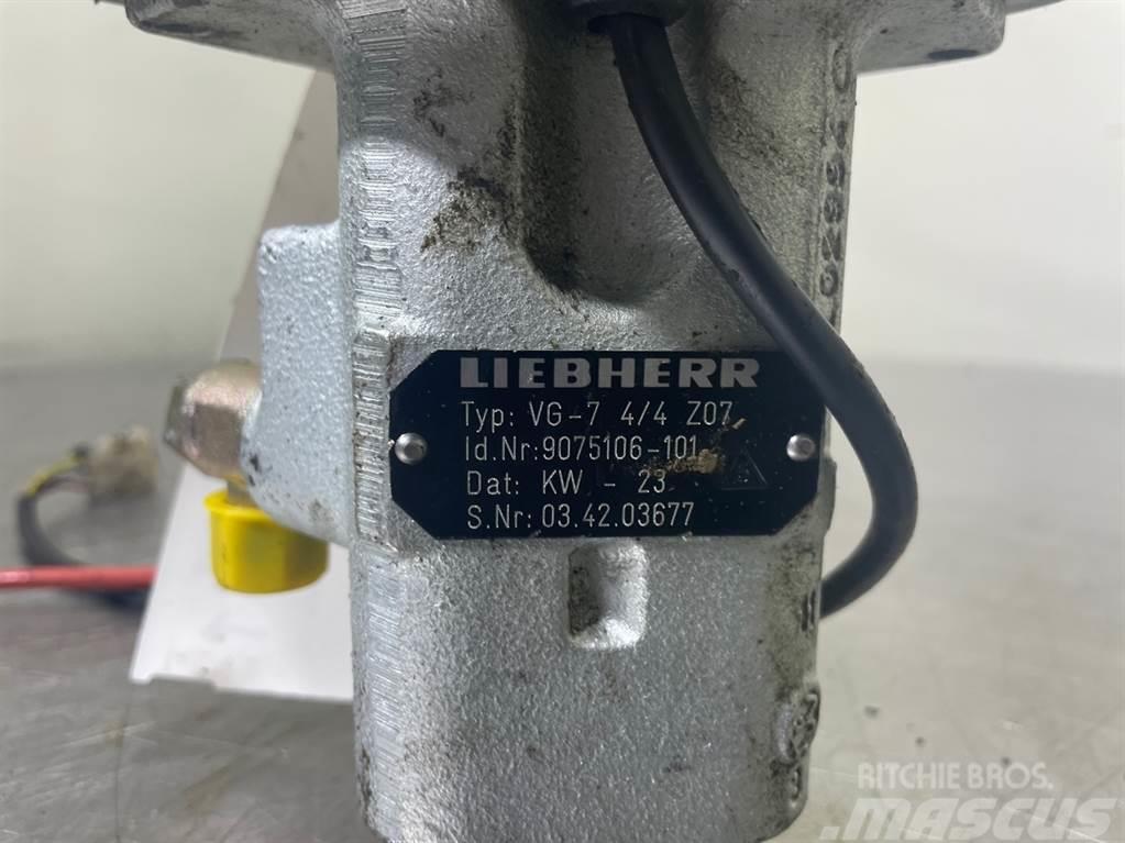 Liebherr A316-9075106/9200621-Servo valve/Servoventil Hydrauliikka