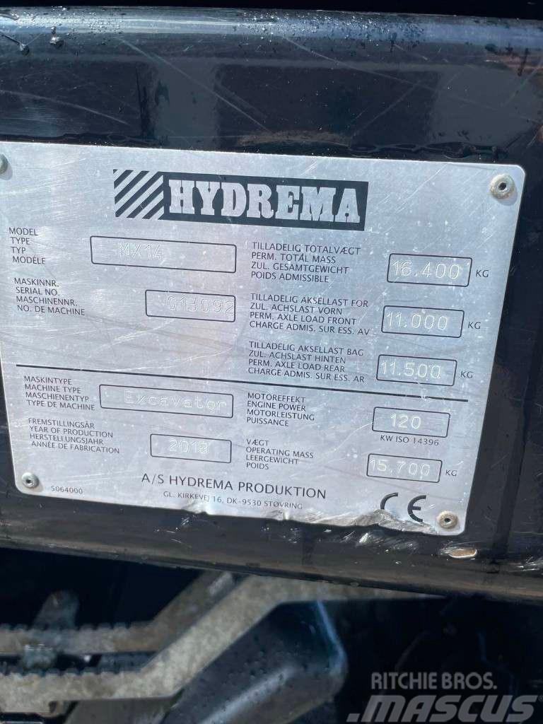 Hydrema MX 14 Pyöräkaivukoneet