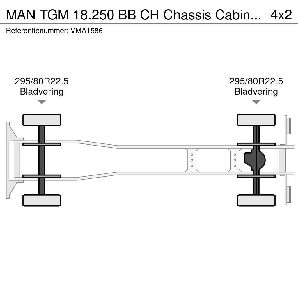 MAN TGM 18.250 BB CH Chassis Cabin (43 units) Kuorma-autoalustat