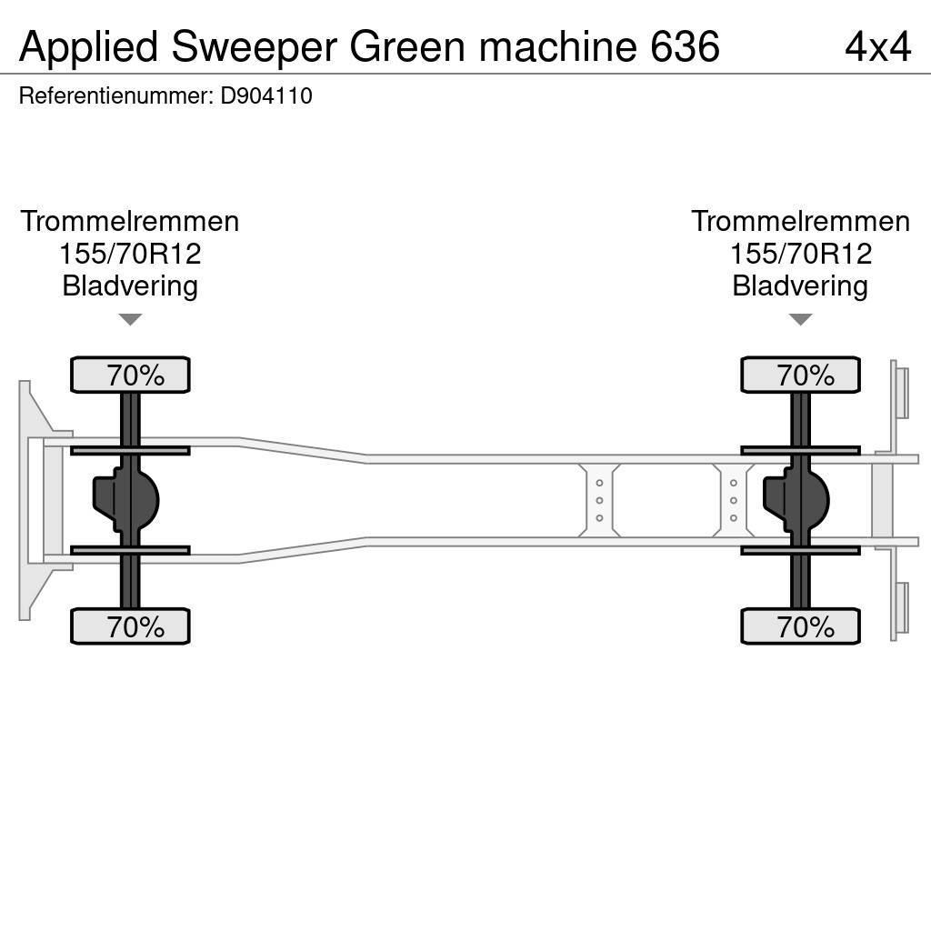 Applied sweeper Green machine 636 Paine-/imuautot