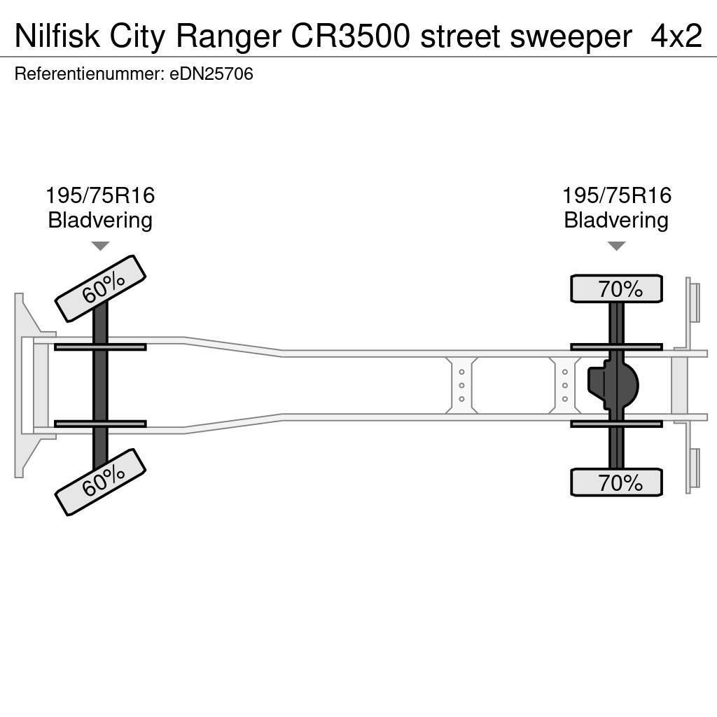 Nilfisk City Ranger CR3500 street sweeper Paine-/imuautot