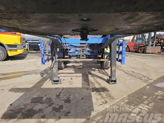 Renders 2 axle | 20 ft| steel suspension | Bpw drum. Konttipuoliperävaunut