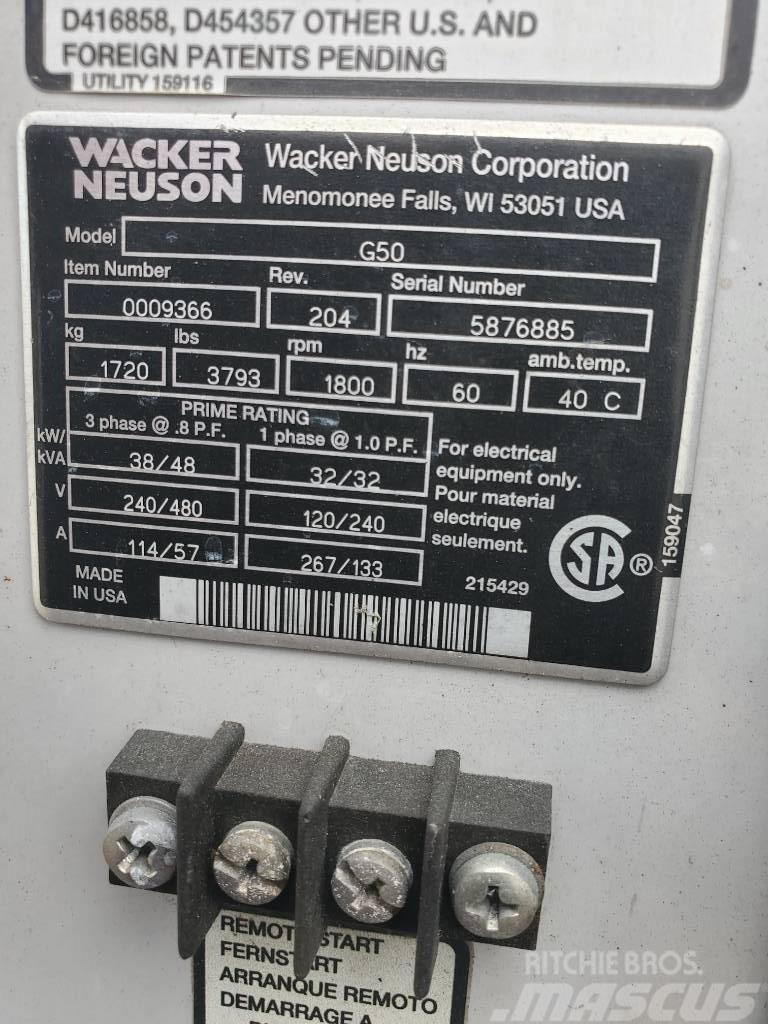 Wacker Neuson G 50 Dieselgeneraattorit