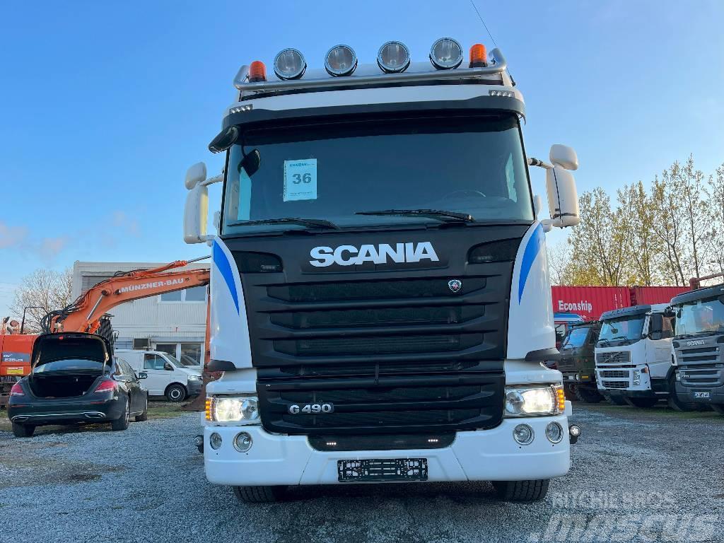 Scania R490LB6X2*4HNB, Euro6, Retarder, Lenkt+Lift Achse Vaihtolavapuoliperävaunut
