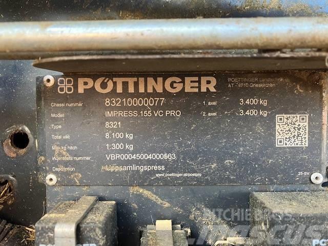 Pöttinger Impress 155 VC PRO Pyöröpaalaimet