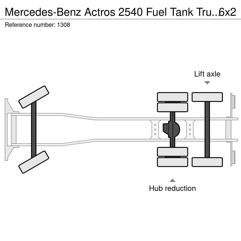 Mercedes-Benz Actros 2540 Fuel Tank Truck 20.700 Liters 6x2 V6 E Säiliöautot