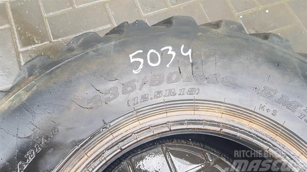 Dunlop SP T9 335/80-R18 EM (12.5R18) - Tyre/Reifen/Band Renkaat ja vanteet
