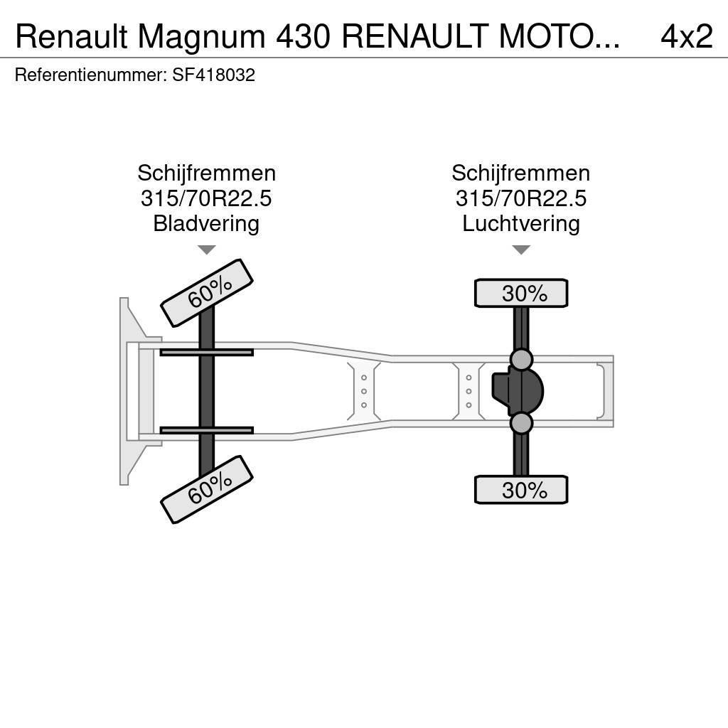 Renault Magnum 430 RENAULT MOTOR / AIRCO Vetopöytäautot