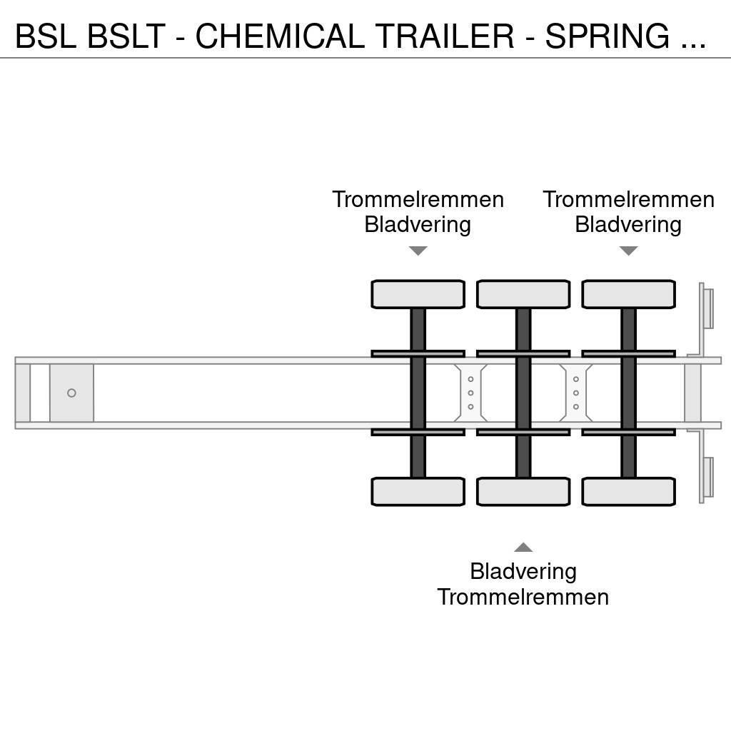 BSL T - CHEMICAL TRAILER - SPRING SUSPENSION Säiliöpuoliperävaunut