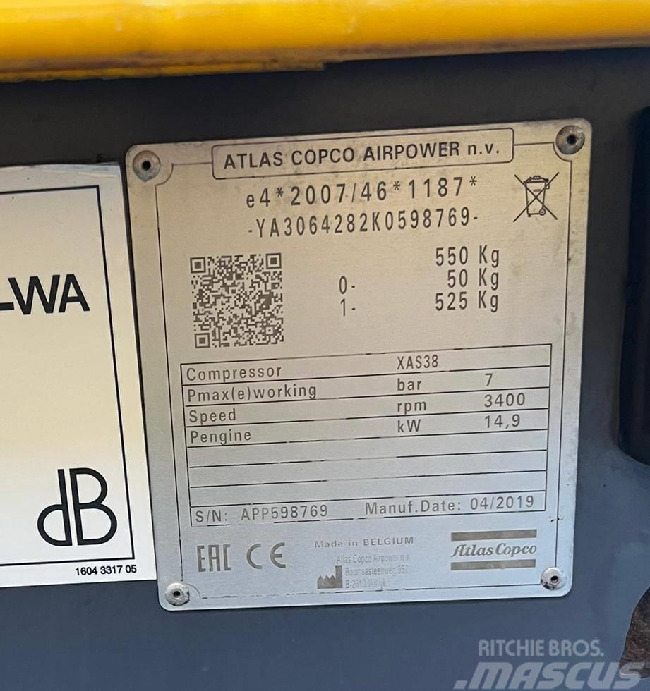 Atlas Copco XAS 38 Kompressorit