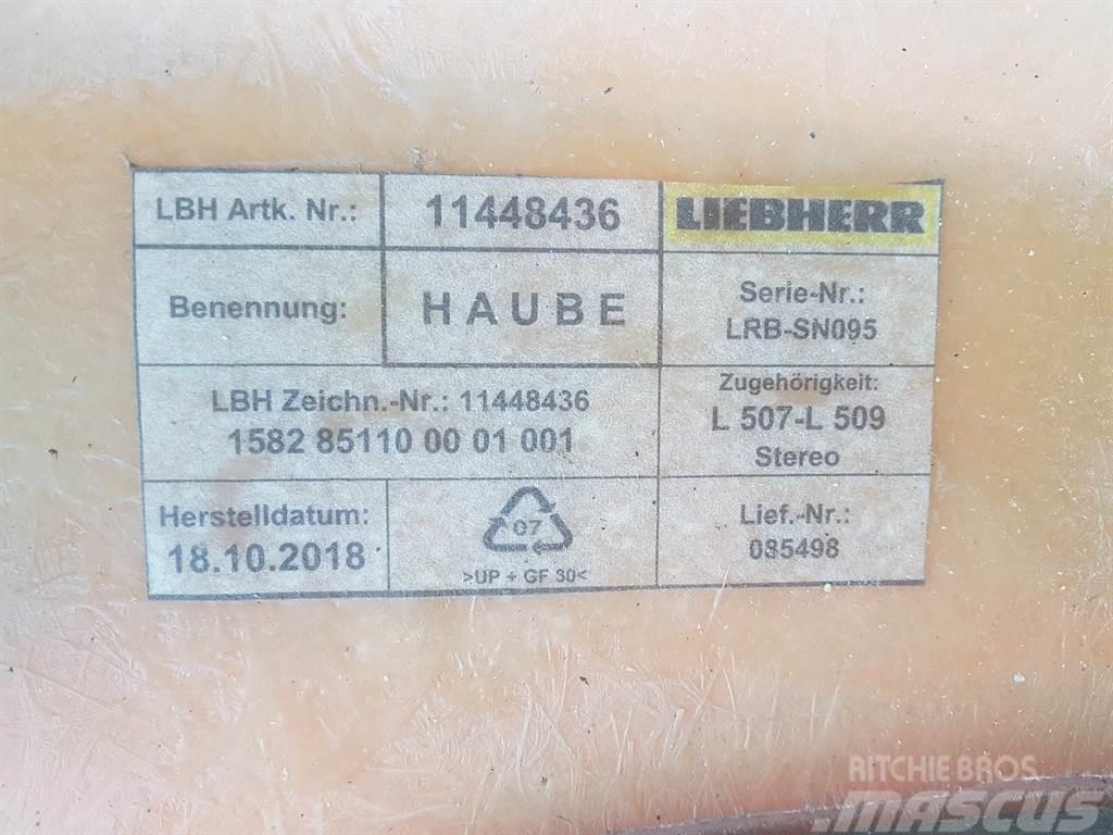 Liebherr L507-L509 Stereo-11448436-Engine hood/Motorhaube Alusta ja jousitus