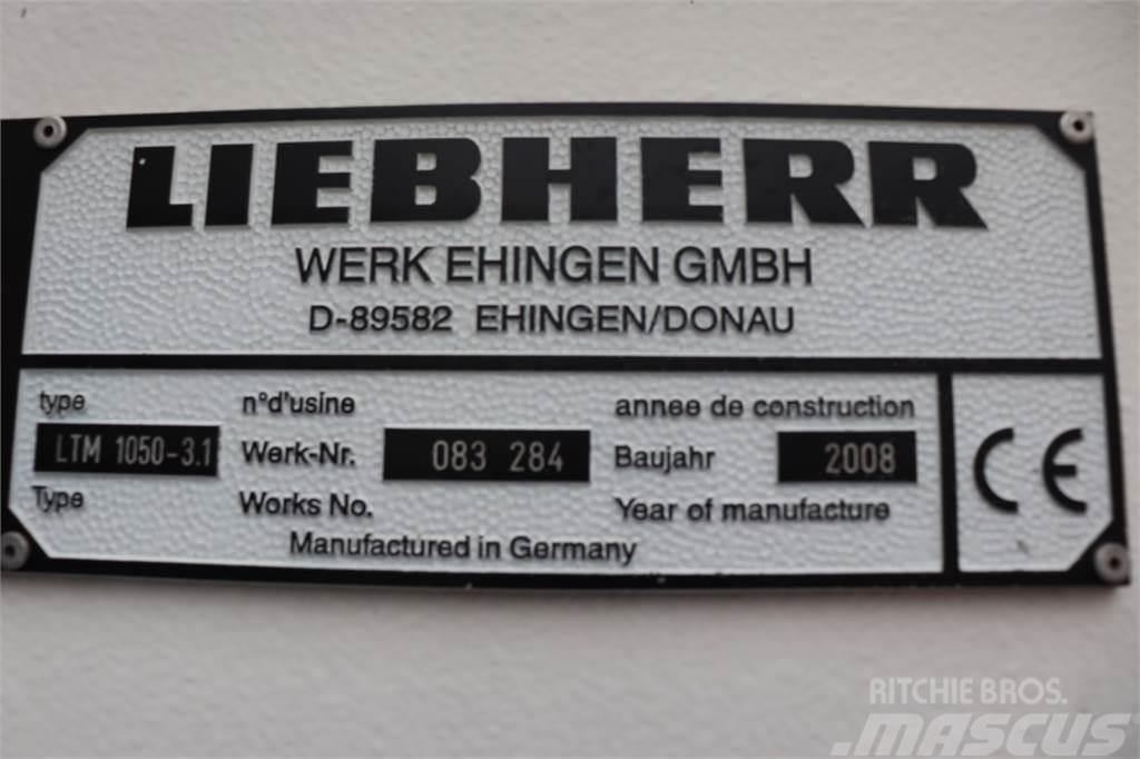 Liebherr LTM1050-3.1 Valid inspection till 03-2023, *Guaran Mobiilinosturit