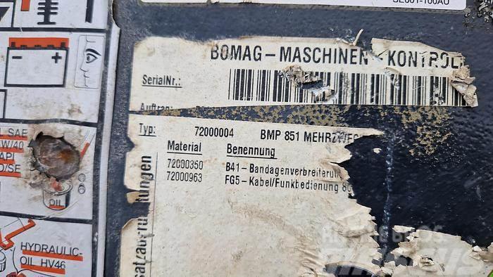 Bomag BMP851 Grabenwalze Muut jyrät