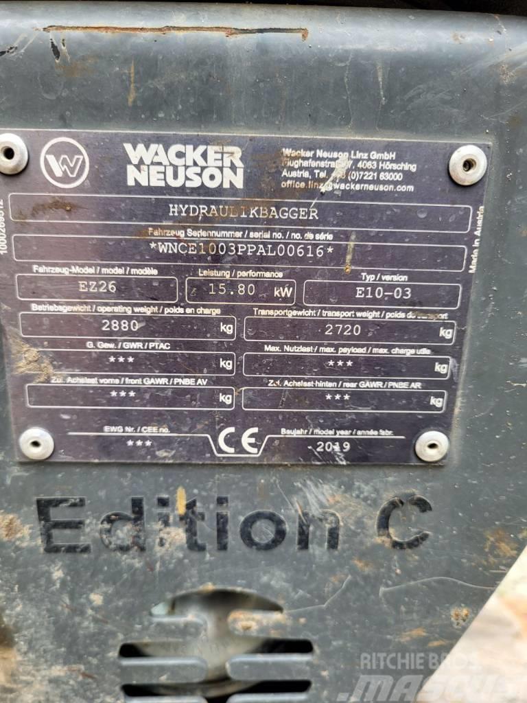 Wacker Neuson EZ 26 Minikaivukoneet < 7t