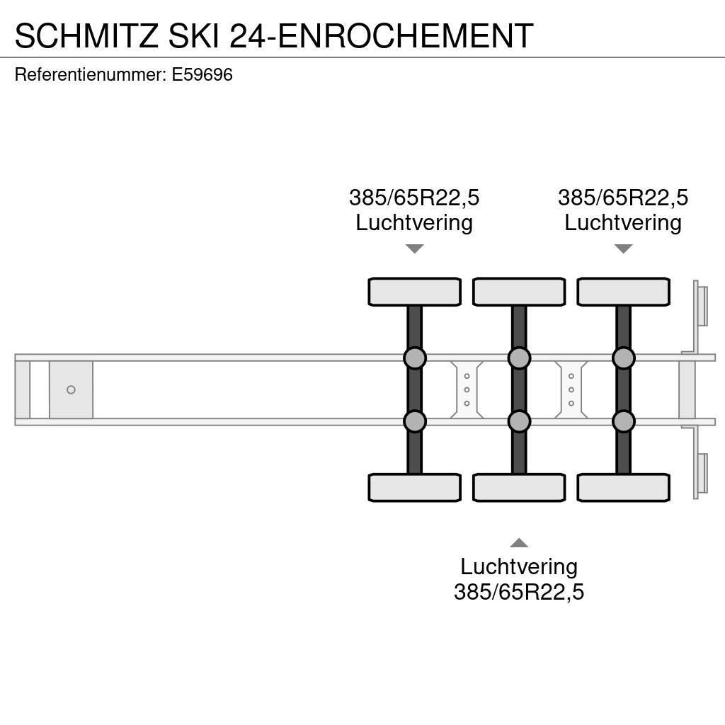 Schmitz Cargobull SKI 24-ENROCHEMENT Kippipuoliperävaunut