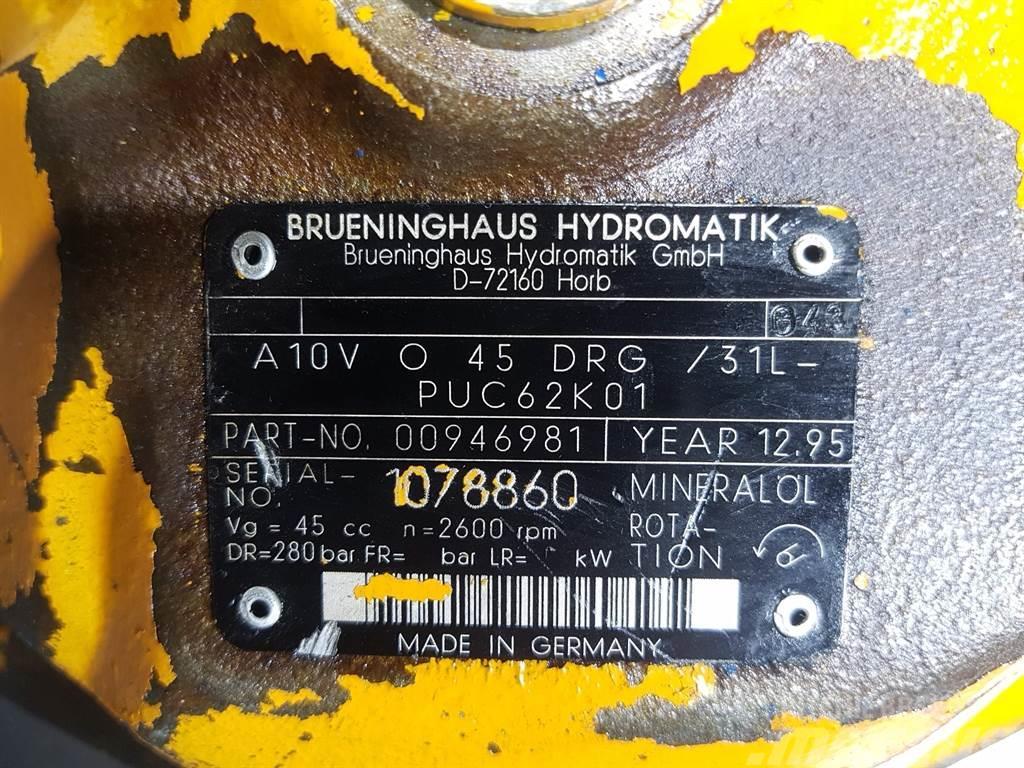 Brueninghaus Hydromatik A10VO45DRG/31L Hydrauliikka