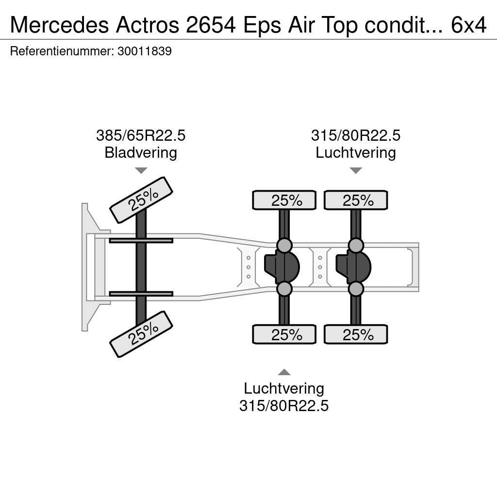 Mercedes-Benz Actros 2654 Eps Air Top condition Vetopöytäautot