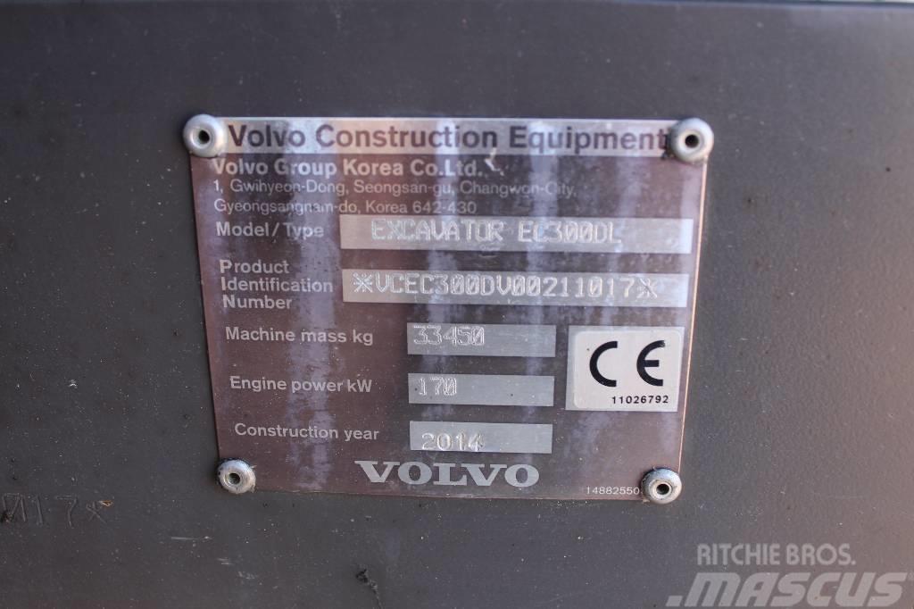 Volvo EC 300 D L / Pyörittäjä, Leica 3D, Kuokkakauha, YM Telakaivukoneet
