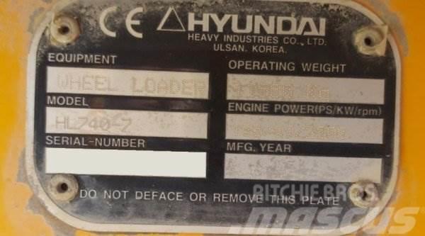 Hyundai HL 740-7 Pyöräkuormaajat