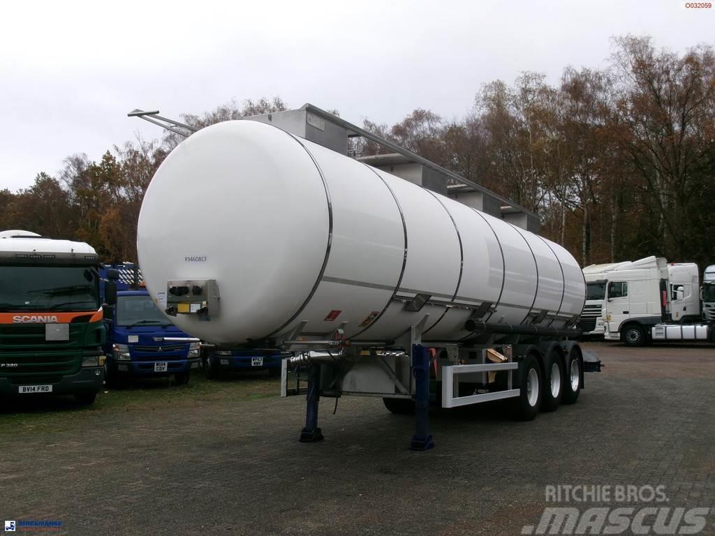  Parcisa Chemical tank inox L4BH 34.3 m3 / 4 comp / Säiliöpuoliperävaunut