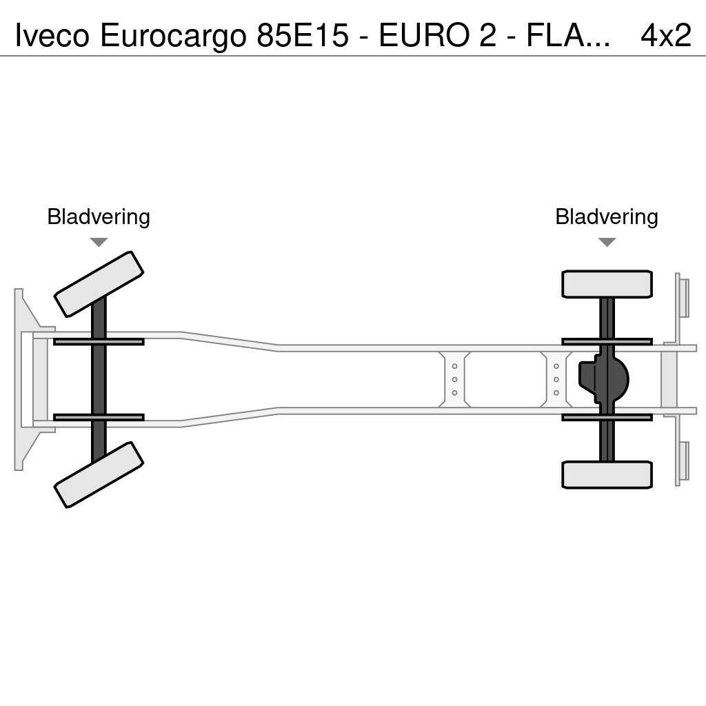 Iveco Eurocargo 85E15 - EURO 2 - FLATBED Lava-kuorma-autot