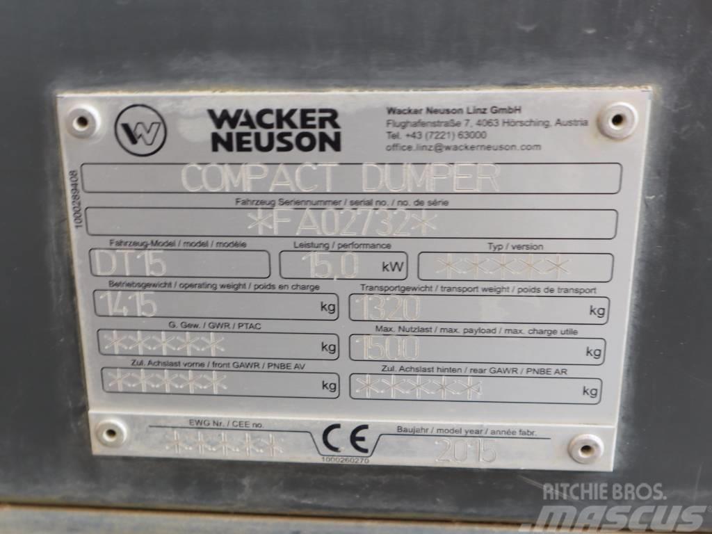 Wacker Neuson DT 15 Teladumpperit