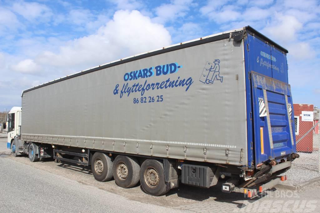 Schmitz Cargobull 3 akslet gardin trailer med lift - skyde/hævetag Pressukapellipuoliperävaunut