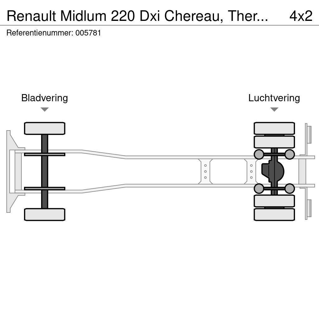 Renault Midlum 220 Dxi Chereau, Thermoking, Engine defect, Umpikorikuorma-autot