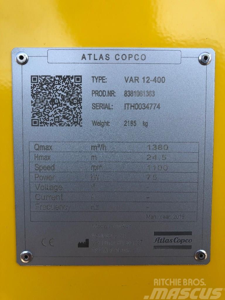 Atlas Copco VAR 12-400 Vesipumput