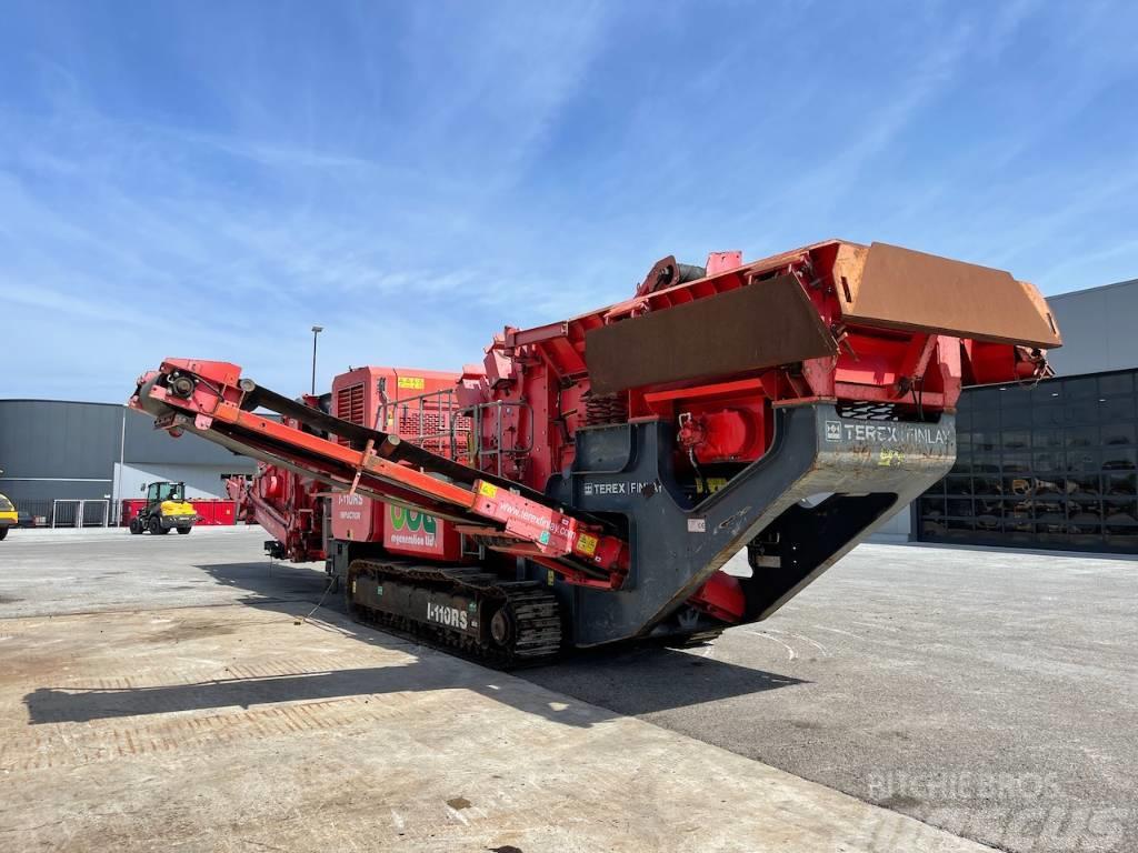 Terex Finlay I110RS Tracked Impact Crusher with screen deck Murskaimet